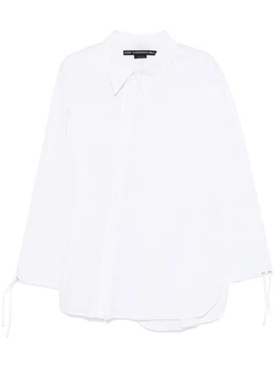 Andersson Bell Asymmetric-design Shirt In White