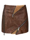 Andersson Bell Austin Mini Skirt In Brown