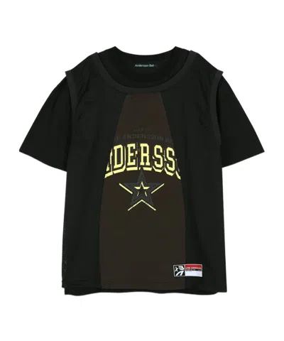 Andersson Bell Basketball Jersey Layered T-shirt In Black