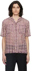 ANDERSSON BELL BEIGE & PURPLE LETTO SHIRT