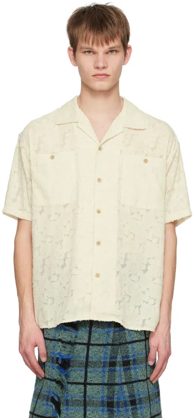 Andersson Bell Beige Bali Shirt In Ecru Ecru