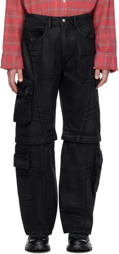 Andersson Bell Belt-loop Jeans In Black