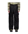 Andersson Bell Black Pocket Cargo Pants In Black
