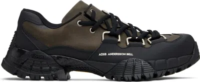 Andersson Bell Black & Brown Trainer Diagonale Sneakers