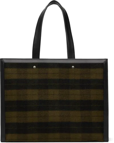 Andersson Bell Black & Green Linus Carryall Tote