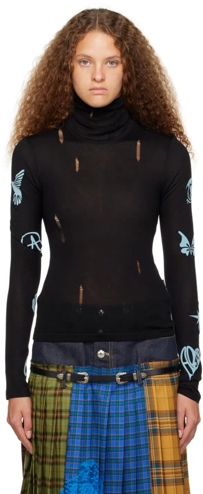 Andersson Bell Black Augen Turtleneck
