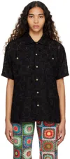 Andersson Bell Black Bali Shirt In Black