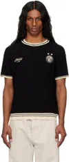 Andersson Bell Football-number Knitted Top In Black