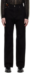 Andersson Bell Black Glen Overdyed Jeans In Black Black