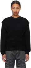 Andersson Bell Black Harness Sweater In Black