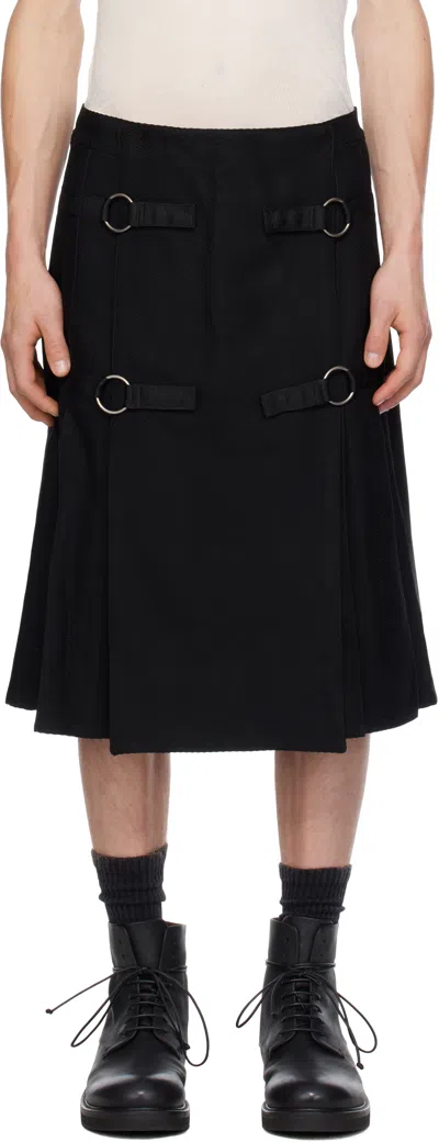 Andersson Bell Black Kilt Skirt