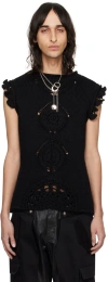 Andersson Bell Black Marlen Vest In Black