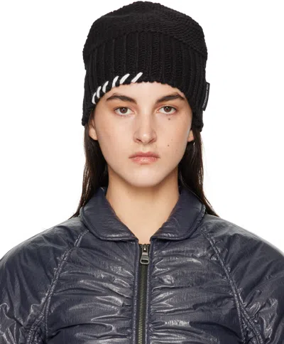 Andersson Bell Black Milano Wool Beanie