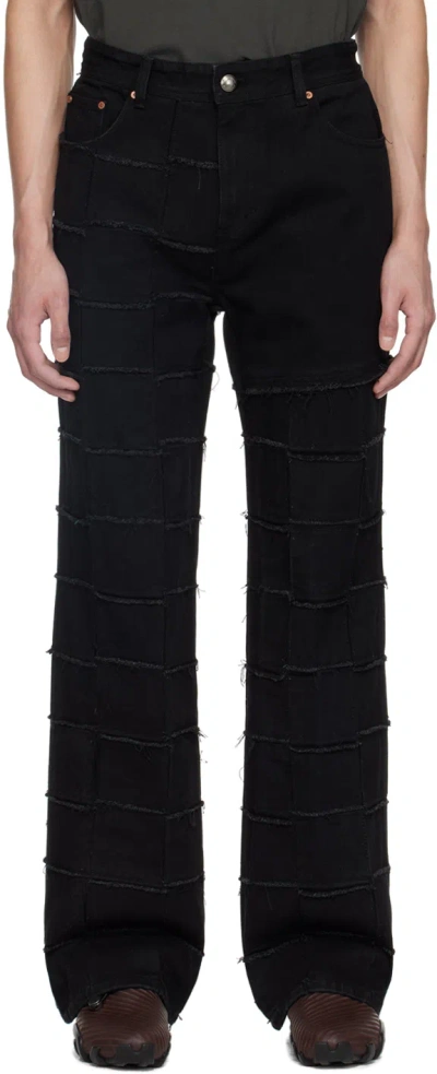 Andersson Bell Black New Patchwork Jeans