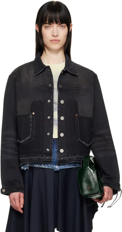 Andersson Bell Black Rodeo Motorcycle Denim Jacket