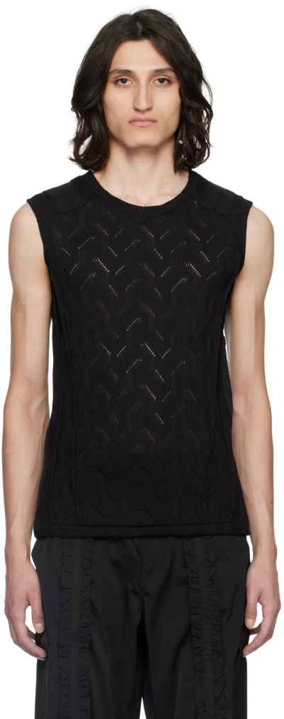 Andersson Bell Black Waden Tank Top In Black  