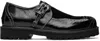 Andersson Bell Black Western Brogue Loafers In Black