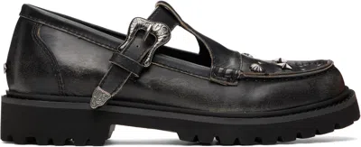 Andersson Bell Black Western Mary Jane Loafers