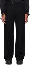 Andersson Bell Black Wrap Trousers In Black