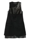 Andersson Bell Blazer-cut Dress In Black