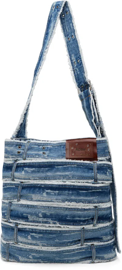 Andersson Bell Blue Belt Big Denim Messenger Bag