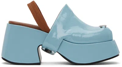 Andersson Bell Blue Lolanta Loafers In Sky Blue