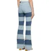 Andersson Bell Mahina Blocking Patchwork Jeans In Blue