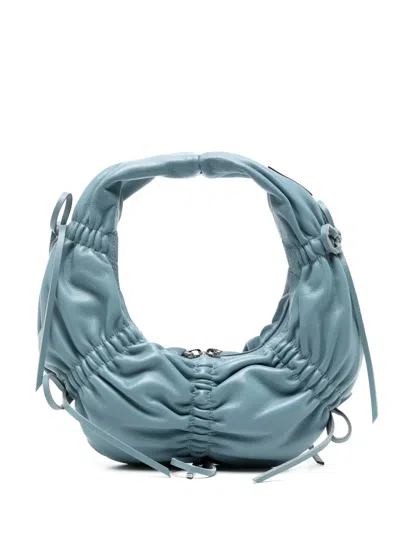 Andersson Bell Bow Shoulder Bag In Blue