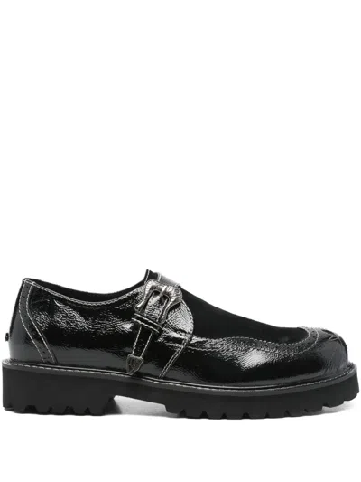 Andersson Bell Brogue-detail Loafers In Black
