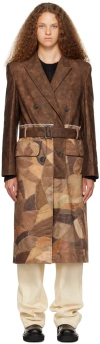 Andersson Bell Brown Hellem Trench Coat In Brown