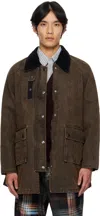 Andersson Bell Kerri Trapez Work Jacket In Brown