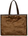 Andersson Bell Linus Fur Tote In Brown