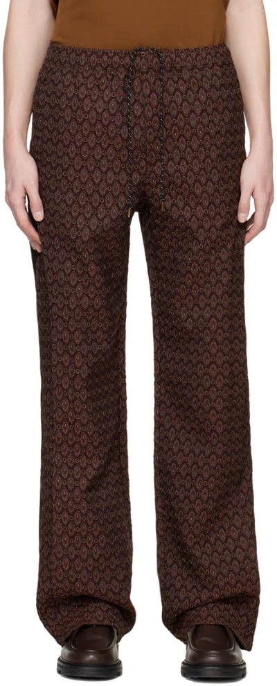 Andersson Bell Brown Makeni Lounge Pants In Brown Brown