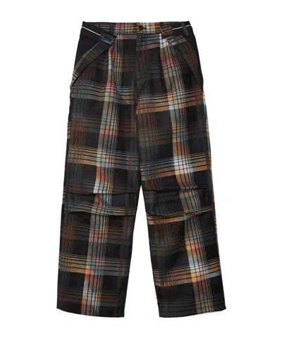 Andersson Bell Burn-out Check-out Pants In Multi