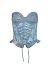 Andersson Bell Bustier By  Made Of Polyester In Blue