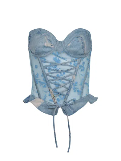 Andersson Bell Bustier By  Made Of Polyester In Blue
