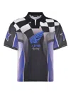 Andersson Bell Checkerboard Racing T-shirt In Multi