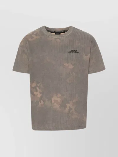 ANDERSSON BELL CAMOUFLAGE PATTERN CREWNECK T-SHIRT