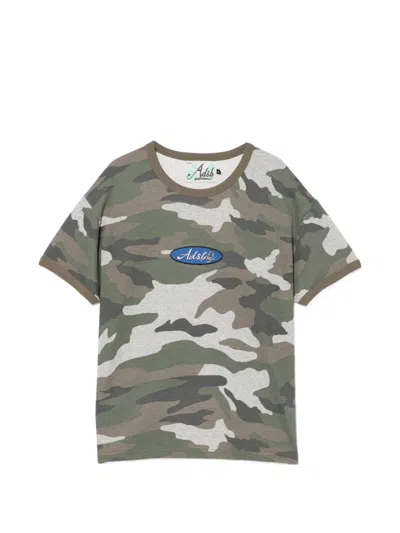 Andersson Bell Camouflage-print T-shirt In Multi