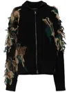 ANDERSSON BELL CAMOUFLAGE ZIP-UP CARDIGAN