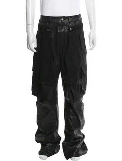 Pre-owned Andersson Bell Cargo Pants In Black