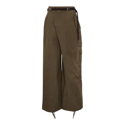 Andersson Bell Cargo Wrap Pants In Brown