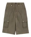 Andersson Bell Carpender Multi-pocket Cargo Shorts In Brown