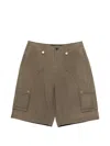Andersson Bell Carpenter Cargo Shorts In Nude