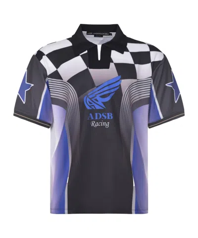 ANDERSSON BELL ANDERSSON BELL RACING PRINT POLO SHIRT