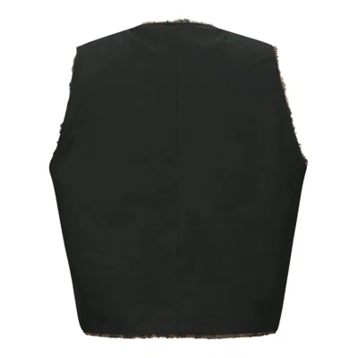 Andersson Bell Collarless Pocket Vest In Black
