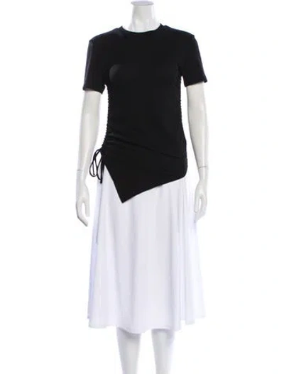 Pre-owned Andersson Bell Crew Neck Short Sleeve Top In Black