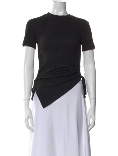 Pre-owned Andersson Bell Crew Neck Short Sleeve Top In Black