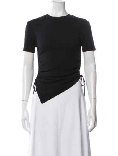 Pre-owned Andersson Bell Crew Neck Short Sleeve Top In Black
