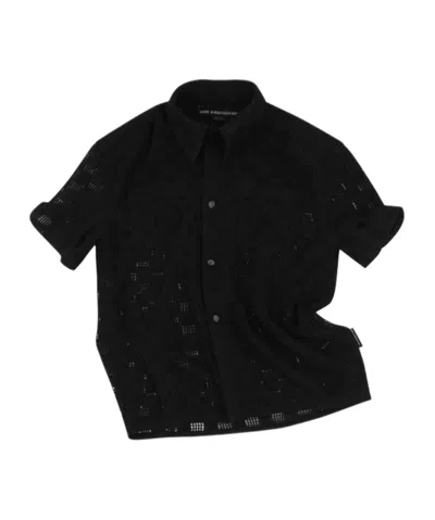 Andersson Bell Crochet Shirt In Black